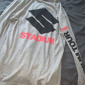 Justin beiber stadium tour long sleeve tee